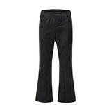 Solid Color Elastic Waist Flare Pants Men and Women Loose Wide Leg Loose Casual Suit Pants Streetwear Trumpet