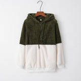 And Winter 2025 Tie-Up Hooded Hooded Tweed