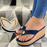 Summer Slippers Women Sandals Plafrom Sandals Ladies Slip-On Flip Flops Shoes Leather Peep Toe Female Sandalias Zapatos