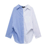 Striped Shirt Tops Casual Shorts Set 2025458 6929435