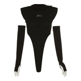Woherb 2023 New Women's Solid Color Slim Street Fashion Hoodie Sexy Sleeveless Jumpsuit-Outfit
