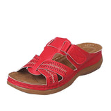 Orthopedic Low Heels Sandals Summer Open Toe Slip on Wedges Comfy Sandals Retro Thick Bottom Corrector Beach Slippers