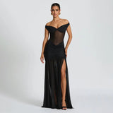 Fashion-Swearing Back Sexy Net Shrinkage In Autumn