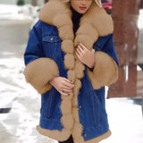 Lady Fur All-Cowboy Long-Sleeved Jacket In Large