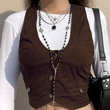 Women's Dressy Waistcoat Racerback Vest Tuxedo Suit Waistcoat Vintage Steampunk Jacquard Jacket Punk Style