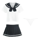 Sex Lingerie Sexy Jk Uniform Student Girl Dress Hot Performance Suit Sailor Suit 100 Folded Skirt Dress