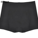 Women Black Fashionable Bodycon Ins All-match Streetwear Summer Female Asymmetrical Mini Sexy Korean Chic Kpop Faldas Y2k-Outfit