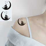 Water Transfer Tattoo Sexy Red Lips Print Tattoo Body Art Waterproof Temporary Fake Flash Tattoo for Man Woman Kid