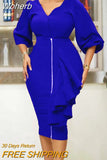 Piece Skirt Set Women Tracksuit Autumn Clothes African Dresses for Women 2023 Elegant Party Tops Ruffles Skirts Suit Outfits-Outfit