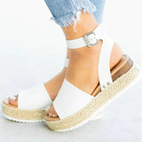 Women Sandals Soft Wedges Shoes Womens Flip Flops Platform Sandals Female 4cm High Heels Sandals Summer Sandalias De