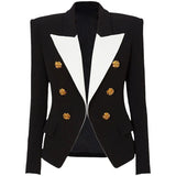 New Star Fashion Stumbling Color Metallic Rose Buckle Suit