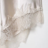 New Fashion Temperament Lace Silk Texture Dress