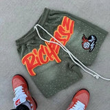 New PICHESSE 3 Printed Shorts 2025 New Hot Hit Trend Sweatpants