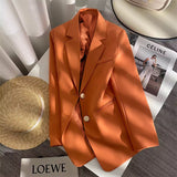 Jacket Women 2025 Spring And Autumn New Korean Version Of The Design Sense Of Niche Fashion Fried Street Casual Suit Top