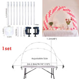 Tubes Balloon Stand Holder Column Confetti Balloons Happy Birthday Ballon Kids Baby Shower Wedding Party