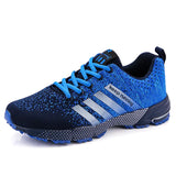 New 2021 Men Running Shoes Breathable Outdoor Sports Shoes Lightweight Sneakers for Women Comfortable Athletic Training