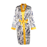 hirigin Aesthetic Cardigan Long Sleeve Midi Bandage Dress Money Pajamas Fall Clothes for Women 2020 Fashion Sexy Lounge
