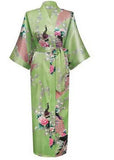 Kimono Robe Bathrobe Women Satin Robe Silk Robes Night Sexy Robes Night Grow For Bridesmaid Summer Plus SizeS-XXXL