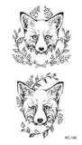 Water Transfer Sexy Tattoo Swallow Bird Tattoo Body Art Waterproof Temporary Fake Flash Tattoo for Man Woman Kid