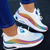 Women Colorful Cool Sneaker Ladies Lace Up Vulcanized Shoes Casual Female Flat Comfort Walking Shoes Woman 2020
