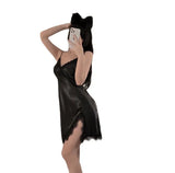 And Summer New Private Lace Sexy Pajamas Female Ribbon Slings Slings Tempting Tempting Home Clothes Pure