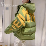 Parkas Winter 2020 New Korean Loose Students Bread Style Female