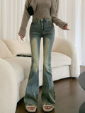 Jeans Women Skinny High Waist Street Sexy Elegant Washed Vintage Denim Retro Trousers Y2k Clothes Джинсы Женские Casual-Outfit