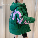 Parkas Winter 2020 New Korean Loose Students Bread Style Female