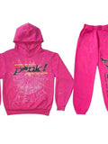 Worldwide Pink Tracksuit Street Loose Dress Set Hm