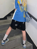 Gothic Punk Basketball Shorts Summer Men Women Wide Leg Pants Half Pant Baggy Oversized Short Harajuku Streetwear Female