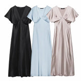 2025 New Women's Temperament Silk And Simoufry