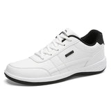 Men Leather Shoes Sneakers Trend Casual Shoe Italian Breathable Leisure Male Sneakers Non-slip Footwear Men Vulcanized