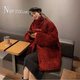 Winter Thick Imitation Lambswool Women Coat Warm Plus Size Female