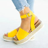 Women Sandals Soft Wedges Shoes Womens Flip Flops Platform Sandals Female 4cm High Heels Sandals Summer Sandalias De