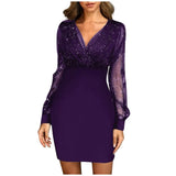 Dress Women Sequins Sexy Summer Dress Female Retro Elegant Party Mini Dresses Casual Elegant Dresses sukienki