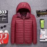 Down Jacket Women Warm Long Sleeve Ultralight Parka Coat Casual Windbreaker Hooded Duck Down Jacket Outwear Plus
