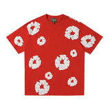Fashion Trend Foam Printing Loose T-Shirt Y2K Hop Streetwear Men's And Women's Jacket Casual Top