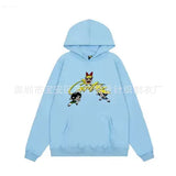 New Star Pattern Print Full Face Zippered Zip-Tunic Harajuku Zipper To Top Hoodie