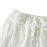 Lace Dress Woman 2025 Spring Cake Dress Design High Waist Medium Long Skirt