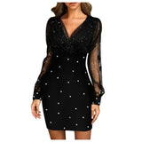 Dress Women Sequins Sexy Summer Dress Female Retro Elegant Party Mini Dresses Casual Elegant Dresses sukienki