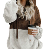 And Winter 2025 Tie-Up Hooded Hooded Tweed