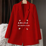 And Autumn Small Suit Jacket Women 2025 New Korean Version Of The Relaxed Leisure Net Red Suit Women's