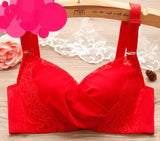 Small Breast Women Underwear 6cm Thick Push Up Adjusted-straps Female