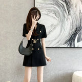 Suit Spring And Autumn New Cushion Shoulder Casual Fashion Temperament Slimming Professional OL Small Suit Coat