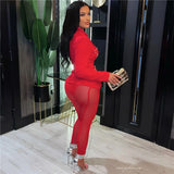 hirigin Sexy Perspective Mesh High Waist Hip Slim Sports Casual Pants Fashion Patchwork Sheer Women Leggings Fitness