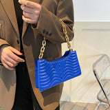 Fashion Rhombus Women's Bags New Trend PU Leather Shoulder Bag Luxury Texture Solid Color Zipper Handbags for Women