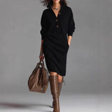 # New Women's Temperament Long Sleeve Shirt Elegant