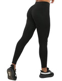 V Waist Fitness Leggings Women Push Up Solid Color Autumn Leggings Female Work Out Clothing