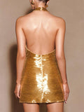 Women's 2025 Autumn And Winter High-End Sexy Dress Solid Color High-End Bare Backpack Hip Dress Dress