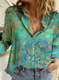 shirts casual long sleeved blouses plus size
